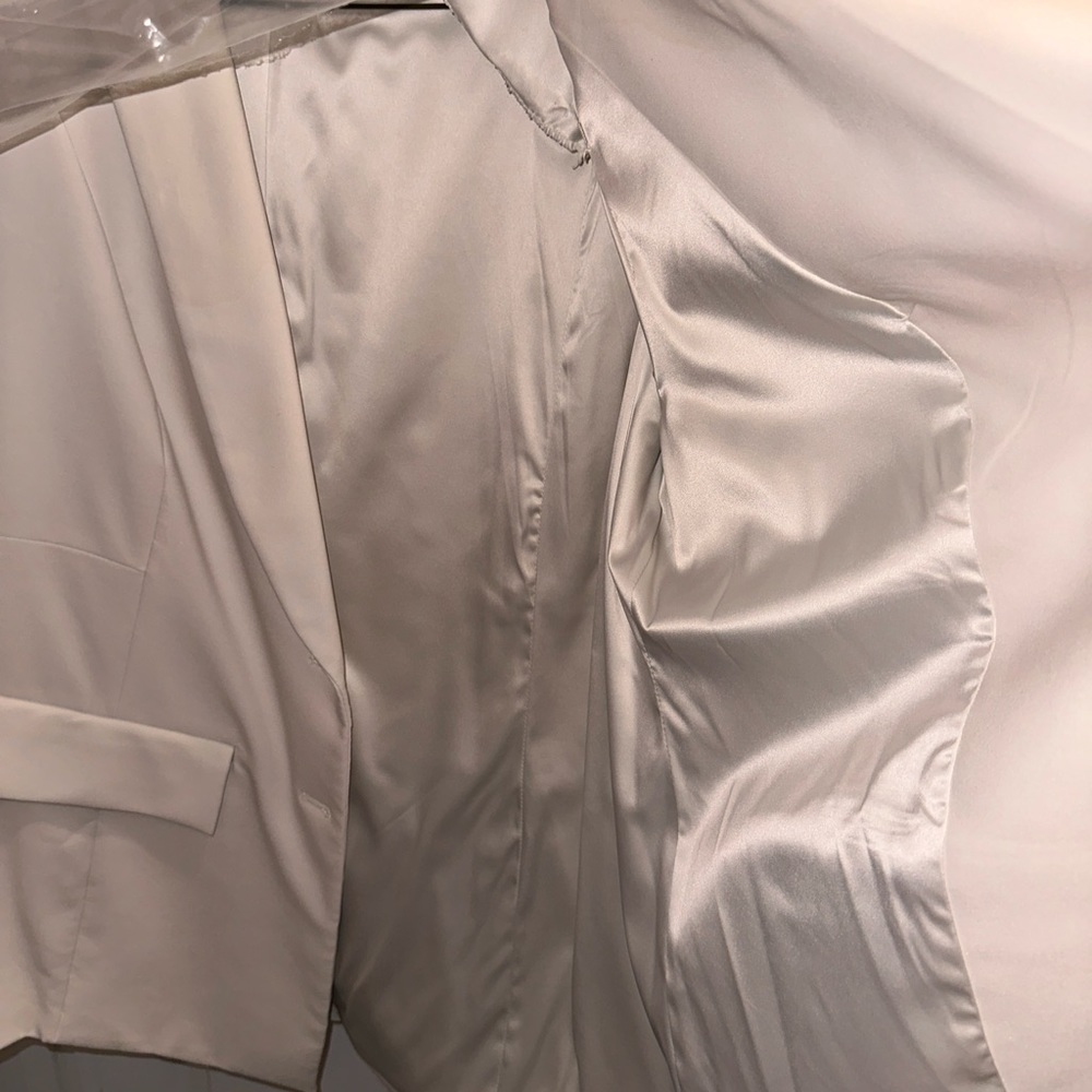 White pant suit